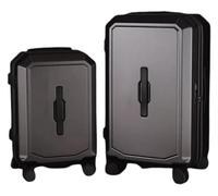 NTIYOU Maletas Maletas Maletas de Gran Capacidad con Ruedas Palanca de Ajuste de Varios Niveles Juegos de Equipaje Maleta con Cerradura combinada Equipo de Viaje (Color : Gris, Size : 20in)