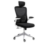NTIYOU Silla de Escritorio Silla de Oficina ergonómica, Silla de Escritorio giratoria Ajustable en Altura con reposabrazos, Silla de Ordenador, sillas cómodas, Soporte Lumbar Cómodo(D)