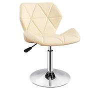 NTIYOU Silla de Escritorio Silla de Oficina Silla de Escritorio giratoria Ajustable Que Puede Girar 360 ° Silla de computadora for sillas de Oficina Familiar Soporte Lumbar Cómodo(Beige,B)