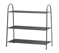 NTIYOU Zapateros Zapatero apilable de 3 Niveles, Estante for Zapatos Independiente Multifuncional for Entrada, Estante for Zapatos de Pasillo Puerta Principal(Noir)