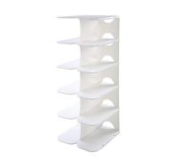 NTIYOU Zapateros Zapatero de múltiples Capas, Soporte for Almacenamiento de Zapatos, gabinete for Zapatos, Estante for Zapatos pequeños for Pasillo de Entrada Puerta Principal(Blanc,M)