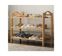 NTIYOU Zapateros Zapatero Sencillo Multicapa, Conjunto de bambú, Armario for Zapatos pequeño, Estante for Zapatos, Organizador de Almacenamiento for Entrada Puerta Principal(3 Layers-50cm)