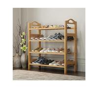 NTIYOU Zapateros Zapatero Sencillo Multicapa, Conjunto de bambú, Armario for Zapatos pequeño, Estante for Zapatos, Organizador de Almacenamiento for Entrada Puerta Principal(4 Layers-50cm)