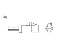NTK Sonda Lambda Sonda de Regulación para Ford Fiesta VI 1.4 1.6 1.25 4Cables