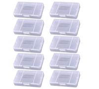 NTRUXZP 10 Piezas Caja de Tarjetas de Juego, Funda de Juego de Cartucho de Cubierta Antipolvo, Caja de Cartucho de Juego de ProteccióN Transparente, para Nintendo Game Boy Advance GBA