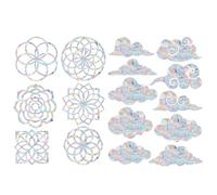 NTRUXZP 2 hojas Redondo Pegatinas Anticolisión para Ventanas,Pegatinas de Ventana Anticolisión,Pegatinas Anticolisión Cristales,Pegatinas de Ventana Anticolisión Translúcidas,para Decoración Hogareña