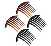 NTRUXZP 4 Piezas Peinetas de Pelo de Mujeres, Peines Laterales, de Peines Laterales Girtaorios de Plástico, Peines Laterales de pelo, para Accesorios Finos para Cabello Mujeres Niñas