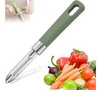 NTRUXZP Arcos Serie Gadgets - Cuchillo Mondador Pelapatatas - Hoja de Acero Inoxidable de 18.2cm - Mango de Polipropileno,pelador patatas,pelador de patatas,pelador arcos(verde)