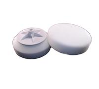 NTS App - Esponja pulidora 150 Dura (Blanca), con Placa M14