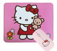 Ntseot hello kitty mouse almohadilla de escritorio lindo accesorios de hello kitty kawaii almohadillas de mouse para escritorio porttil porttil hel