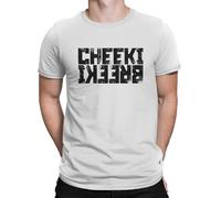 NTUSLFPG Cheeki Breeki T-Shirts for Men Escape from Tarkov Bear USEC Scavs Leisure Cotton Tees O Neck Short Sleeve T Shirts Gift Idea White 3XL