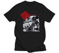 NTUSLFPG Graphic Clothing O-Neck Short Sleeve Mr Big Lean Into It Short T Shirts For Men Black M