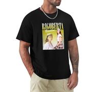 NTUSLFPG Rigoberta Bandini Vintage Retro 90s T-Shirt T-Shirt Short Black t Shirt Aesthetic Clothing Vintage Clothes Mens Workout Shirts Black XL