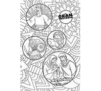 NTV La Gran Historia: Biblia Interactiva, blanco en tela para colorear: Nueva Traduccion Viviente: Blanco en tela para colorear/ Color Your Own