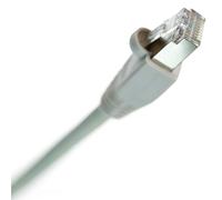 ntw Cat 6 SNAGLESS Cable de conexión blindado Ethernet Red Negro -345-s6 - 001BK 100' feet gris