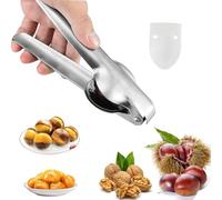 Ntwdby Abridor Castañas Acero Inoxidable, Alicates Castañas, Cortador de Castañas, Pinza para castañas, Chestnut Cutter Opener, Corta Castañas, Herramientas Cocina para Castañas, Avellanas