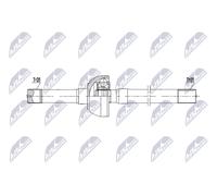 NTY Antriebswelle Eje Delantero Derecha para Nissan Patrol GR IV 2.8 TD 4.2 Cat