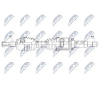 NTY Antriebswelle NPW-FR-163