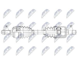 NTY Antriebswelle NPW-HD-050 Vorderachse links