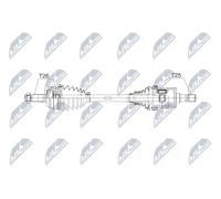 NTY Antriebswelle NPW-HD-064