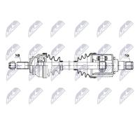 NTY Antriebswelle NPW-MS-084 Para Citroën Mitsubishi Peugeot Lado Izquierdo