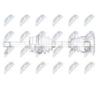NTY Antriebswelle NPW-NS-084 Vorderachse beidseitig