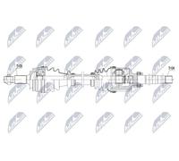 NTY Antriebswelle NPW-PE-079 Vorderachse rechts