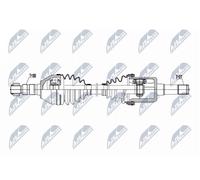 NTY Árbol de Transmisión Delant. para Opel Vectra C Caravan YS3F 1.9 Tid