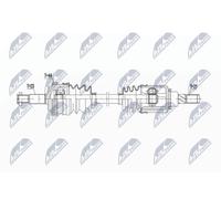 NTY Antriebswelle NPW-RE-201 Para Renault, Longitud 752 mm, 21/23 Estrías