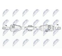 NTY Antriebswelle NPW-TY-085 Para Toyota, Eje de Transmisión Delantero Derecha