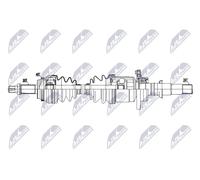 NTY Antriebswelle NPW-TY-212 Para Toyota, Eje Motriz Delantero Derecho 971 mm