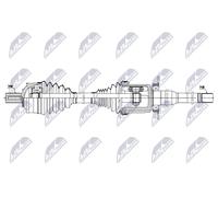 NTY Antriebswelle NPW-VV-159 Reforzada Para Volvo Eje Delantero Derecha