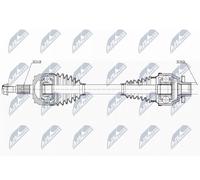 NTY Antriebswelle NPW-WW-267 Para VW, Eje Delantero Derecho