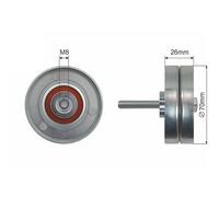 NTY Desviación Papel de Liderazgo Correa para Mazda 6 Familiar Gh 2.0 MZR 2.5Gg