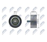 NTY Desviación Papel de Liderazgo Trapezoidal para Hyundai i30 Pde Pd 1.0 T-Gdi