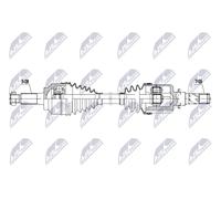 NTY Eje de Transmisión NPW-MZ-114 Para Mazda, Antriebswelle Delantera Izquierda