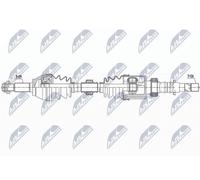 NTY Eje de Transmisión NPW-NS-094 Para Nissan, Antriebswelle Delantera Derecha