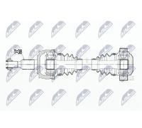 NTY Eje de Transmisión NPW-WW-176 690 mm Para VW, Eje Motriz Trasero Izquierdo