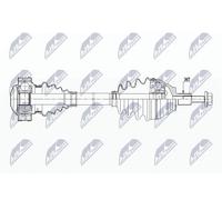 Semieje Eje delantero, izquierda NPW-VW-207 NTY para AUDI SEAT SKODA VW