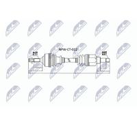 NTY Eje Motriz Delantero Izquierda para Citroën C5 III Break Td _ 2.0 HDI 165