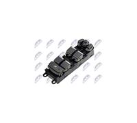 NTY - Interruptor de elevalunas para Land Rover, Rocker, manual, color negro