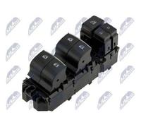 NTY Interruptor Elevavidrios EWS-TY-028 Delante Izquierda Cromado/Negro