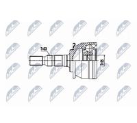 NTY Juego Articulación Eje de Transmisión NPZ-PL-052 Para Opel