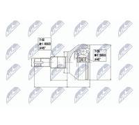 Set Rótulas, Transmisión/Exterior Apto para Alfa Romeo 159 1.9JTDM, 2.2JTS,