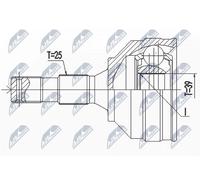 Set Rótulas, Transmisión/Exterior Apto para Peugeot 308 Atm 2.0HDI 07 3008 At