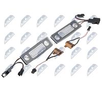 NTY Luz De Matrícula ELP-WW-041 LED Reforzada 100% Ajuste, 1 Par Para Skoda
