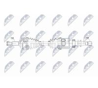 NTY NPW-RE-187 Eje de transmisión Delantero Derecho