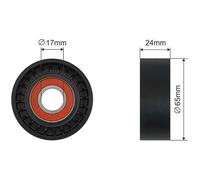 NTY Palmo Correas Acanaladas Rollo Apto para Volvo XC60 156 D4 D3 XC90 II 256 D5