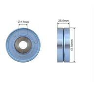 NTY Palmo Correas Acanaladas Rollo para BMW 5er Touring E39 530d 525d E46 330d