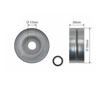 NTY Palmo Correas Acanaladas Rollo para Honda Civic (Ix) Fb Fg 1.8i-VTEC Cr-V IV